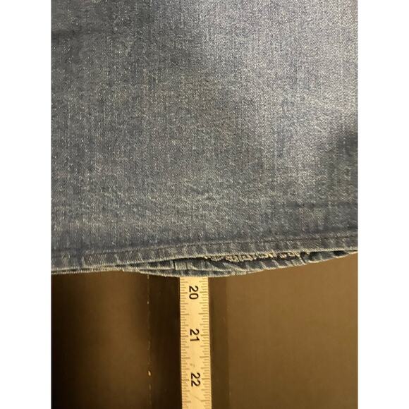 Vintage VRG Sport Womens Vest Medium Blue Denim Concho Buttons Western Rodeo 90s - Picture 6 of 7